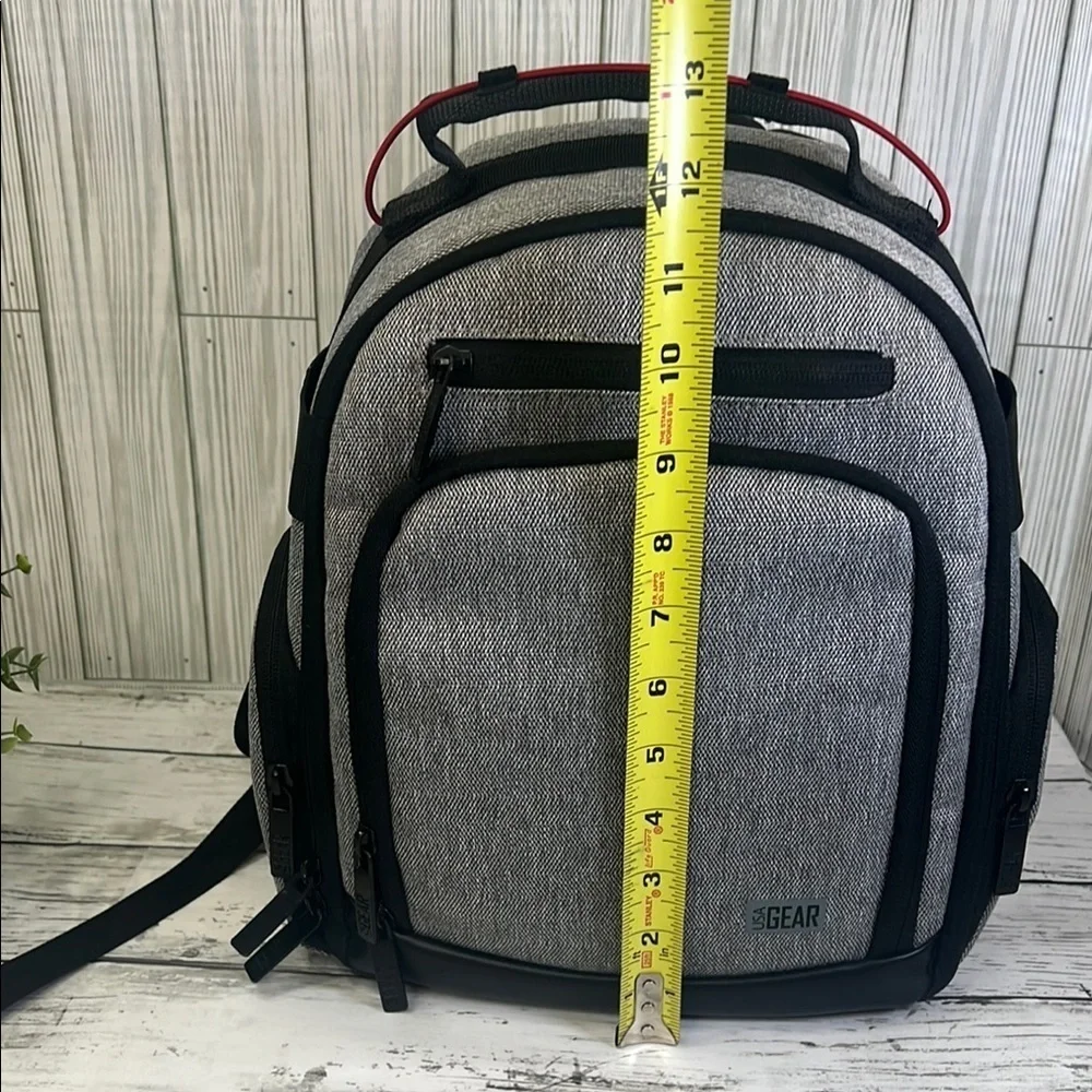 USA Gear Gray and Black Camera Backpack Bag
